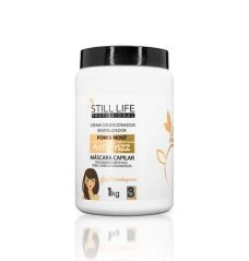 Creme Condicionador 1000g Anti-Frizz Com Silicone e D-Pantol - Cabelos Volumosos - Revitalizador   + artefasa