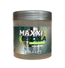 Gel para Cabelos 500g Maxxi Gel Cola Fixação Máxima + artefasa