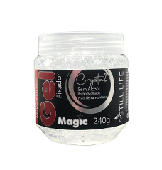 Gel para Cabelos  250g Magic Crystal Fixador com Brilho Molhado   + artefasa