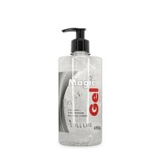 Gel para Cabelos  490g Magic Crystal Fixador com Brilho Molhado Sem Álcool  + artefasa