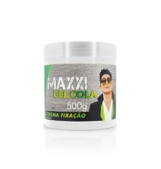 Gel para Cabelos 500g Maxxi Gel Cola Fixação Máxima + artefasa